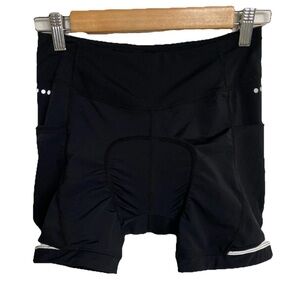 NWT Baleaf Black Bike Cycling Short Size M Padded Seat Women’s UPF 50+